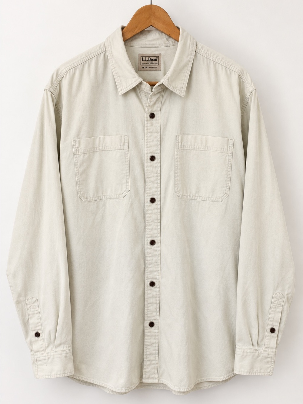 LL Bean Men XXL Shirt Traditional Fit 2 Pocket Casual Weekend Workwear Outdoor